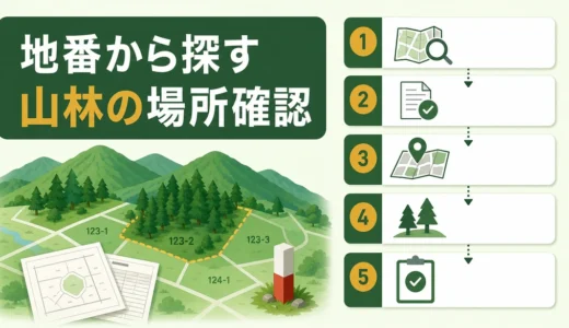 地番から山林の場所を探す5手順｜公図・森林計画図の注意点