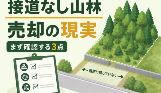 接道なしの山林は売れる？無道路地の売却方法と注意点