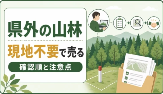 県外の山林を現地に行かず売る手順と注意点