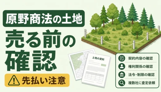 原野商法の土地を売る前に確認する7項目｜二次被害を避ける査定準備