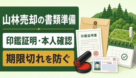 山林売却の印鑑証明と本人確認｜契約前にそろえる書類と期限