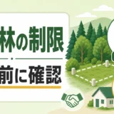 保安林の制限と売却前の確認を示すサムネイル