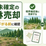 境界未確定の山林売却で査定価格が下がる前に確認すること