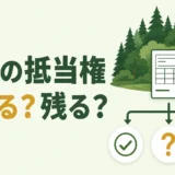 相続した山林の抵当権を消せるか確認する記事の図
