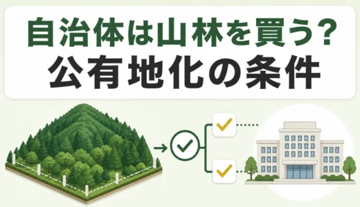 山林を自治体に買い取ってもらえる？公有地化の条件とふるさと納税の関係